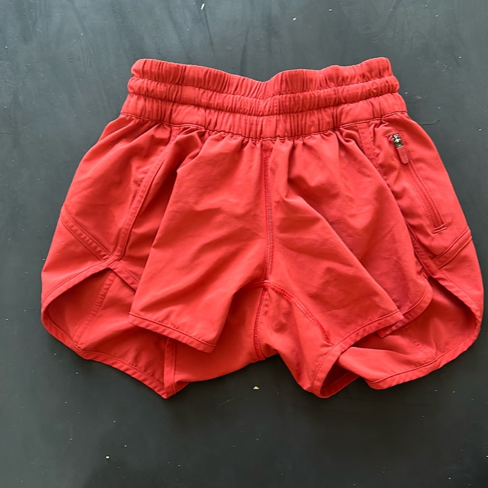 Lululemon shorts in burnt orange/red size 2